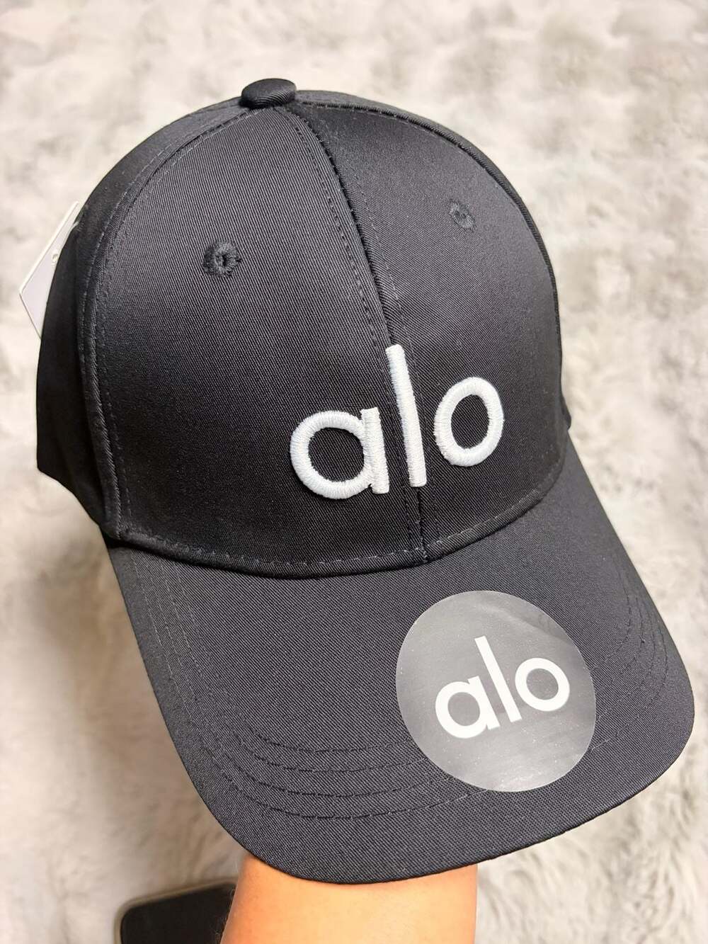 Alo Yoga Off-Duty Cap O/S Black Adjustable Hat